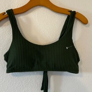 Becca Women’s Green Bikini Top Size M
